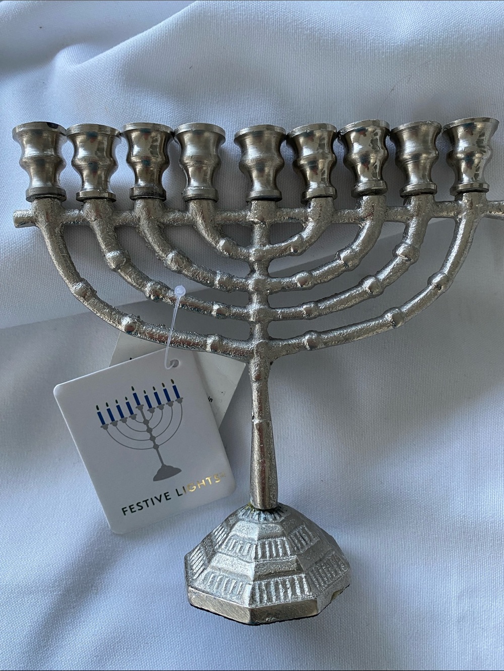 Menorah Hanukkah 9 Branch Holder NWT